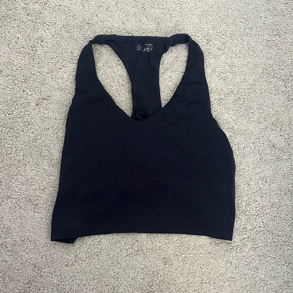 Women's Navy Sports Bra - Picture 4 of 4